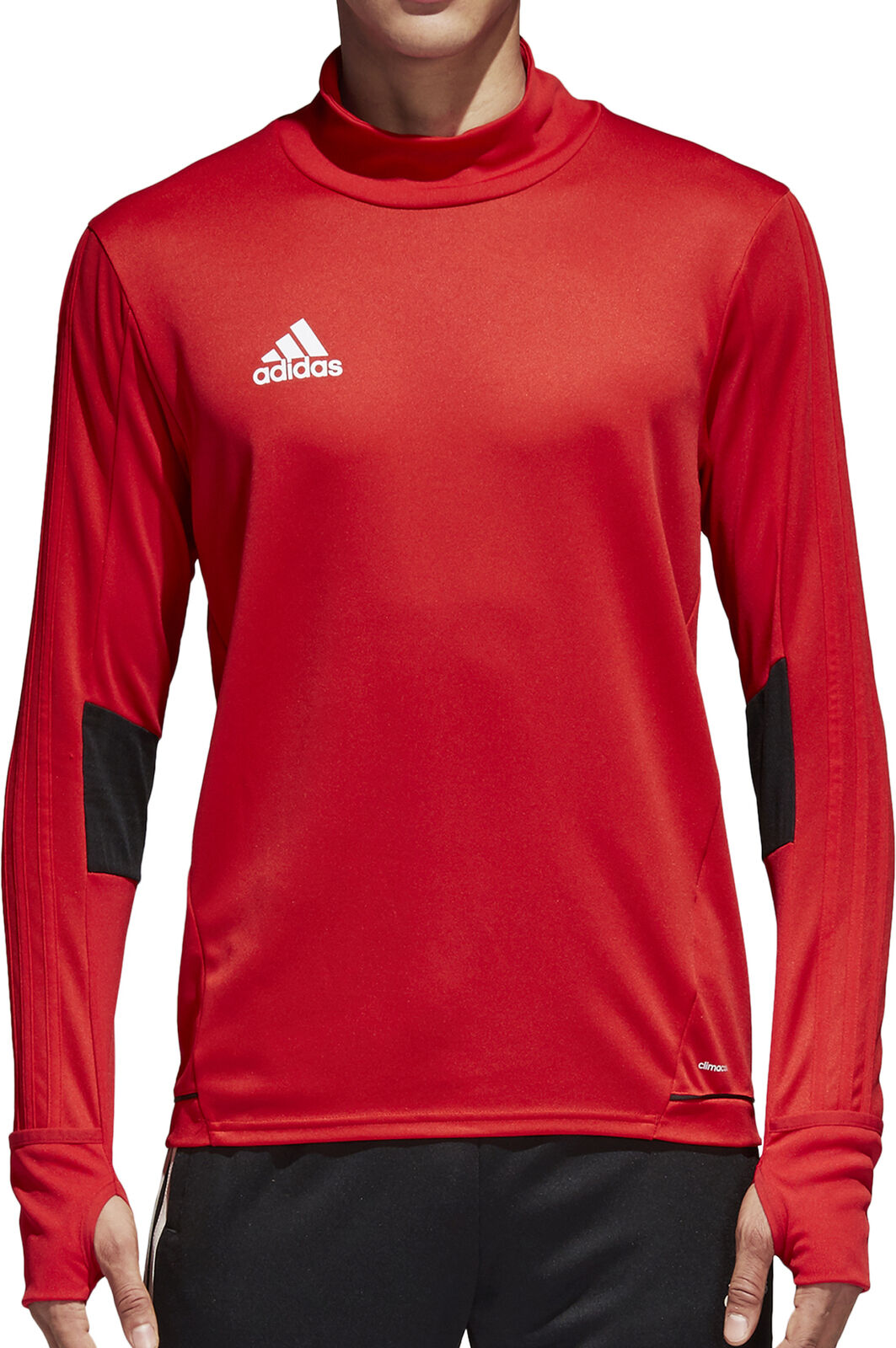 Adidas Tiro 17 Mens Long Sleeve Training Top - Red