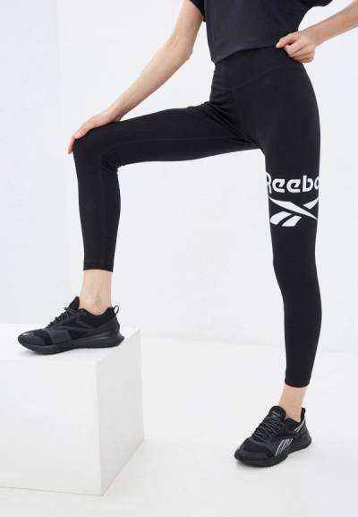 Reebok Tape Mid-Rise Workout Leggings Running Pant Gym Yoga Pants HG3199
