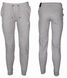 Nike Women Sportswear Essential Fleece Trousers Ladies Loungewear Joggers Grey BV4095-063