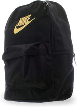 Load image into Gallery viewer, NIKE BACKPACK HERITAGE 2.0 UNISEX BLACK WHITE CASUAL SCHOOL BAG BA5879 013
