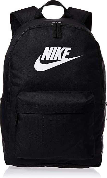 NIKE BACKPACK HERITAGE 2.0 UNISEX BLACK WHITE CASUAL SCHOOL BAG BA5879 011