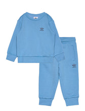 Load image into Gallery viewer, Adidas Originals Kids Tracksuit Trefoil Crew Set  0-5 years Sky Outfit Unisex
