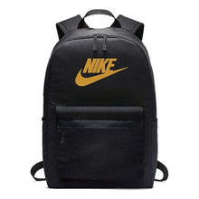 Load image into Gallery viewer, NIKE BACKPACK HERITAGE 2.0 UNISEX BLACK WHITE CASUAL SCHOOL BAG BA5879 013
