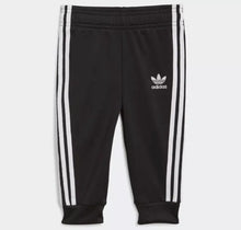 Load image into Gallery viewer, Adidas Originals SST Junior full Tracksuit Kids Zip Track Black 0-3 years
