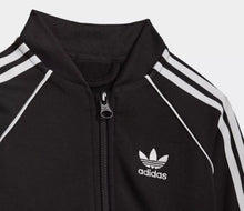 Load image into Gallery viewer, Adidas Originals SST Junior full Tracksuit Kids Zip Track Black 0-3 years
