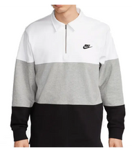 Load image into Gallery viewer, Nike Club Fleece Quarter Zip Polo Men&#39;s Loose Fit FB7797 100
