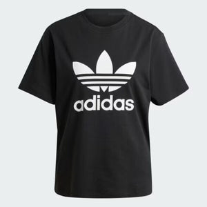 Women Adidas Originals Logo T-Shirt Short Sleeve T-Shirt - Black  IR9533