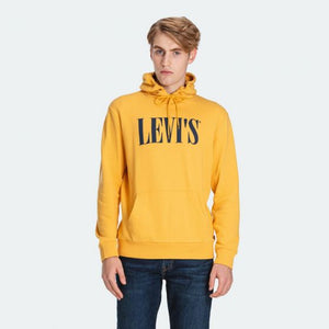 Original Levi's Men's Sweatshirt Overhead Batwing Hoodie Jumper Top - S - 2XL