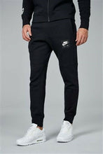 Load image into Gallery viewer, NIKE AIR Men&#39;s Jog Pant Black Tracksuit bottoms Joggers Fleece Sports Gym S-XL
