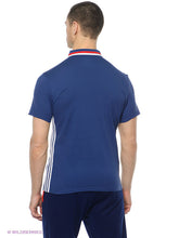 Load image into Gallery viewer, Adidas Men&#39;s Polo Shirt Cotton Sport France Euro Blue AC6816
