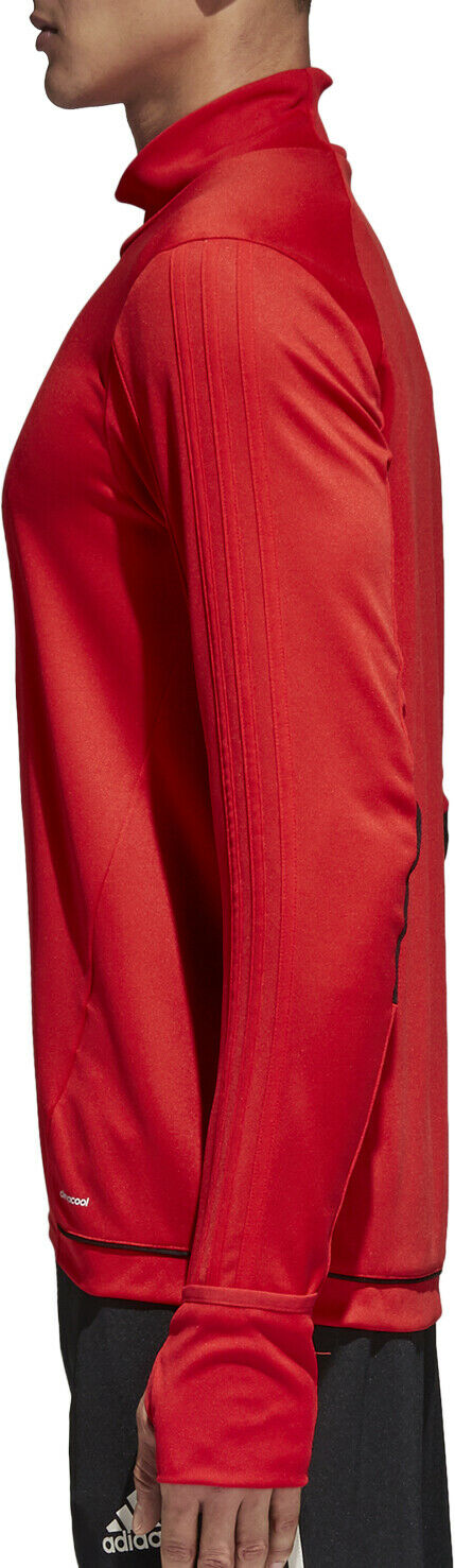 Adidas Tiro 17 Mens Long Sleeve Training Top - Red