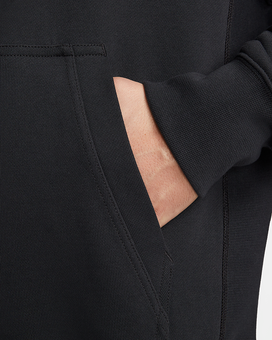 Nike Men's French Terry Pullover Ovesized Fit Hoodie DM5279 Off-Noir