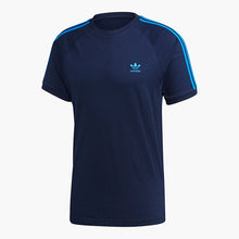 Load image into Gallery viewer, Adidas Originals Men&#39;s 3 Stripes Tee T-shirt Crew Neck Short Sleeve Navy RRP £29.99
