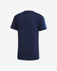 Adidas Originals Men's 3 Stripes Tee T-shirt Crew Neck Short Sleeve Navy RRP £29.99