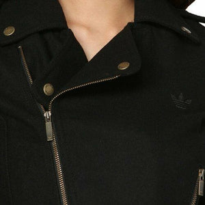 Adidas Jacket Originals Biker Military Army Zip Wool Mix Black G83529