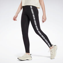 Load image into Gallery viewer, Reebok Tape Mid-Rise Workout Leggings Running Pant Gym Yoga Pants HG3199
