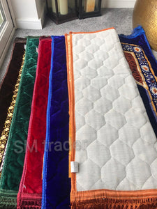 Prayer Mat Extra Cushioned Muslim Islamic Thick Musallah Namaz Rug Extra  Padded