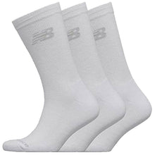 Load image into Gallery viewer, 3 Pack Unisex New Balance Knitted Logo Soft Crew Socks Sizes from 3 to 12 SALE
