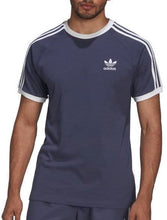 Load image into Gallery viewer, Adidas Originals Men&#39;s 3 Stripes Tee T-shirt Crew Neck Short Sleeve Navy
