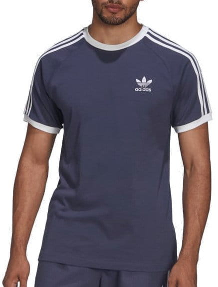 Adidas Originals Men's 3 Stripes Tee T-shirt Crew Neck Short Sleeve Navy